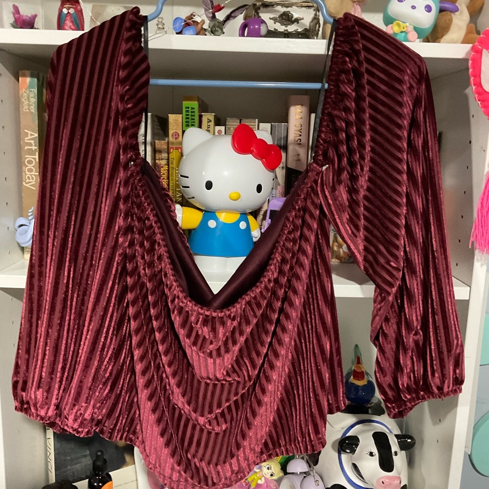 Cute Velvet Top